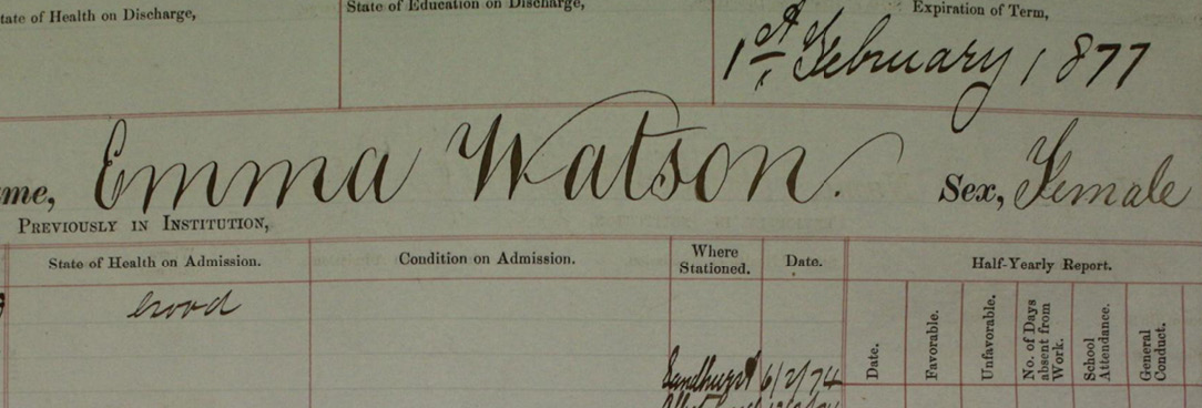 Document relating to Emma Watson Document relating to Emma Watson