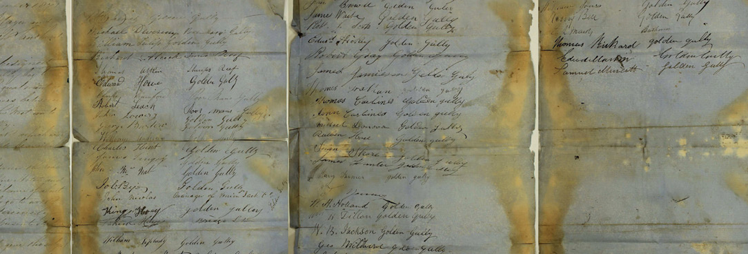 Petition – Footbridge for Golden Gully 18710900 Petition – Footbridge for Golden Gully