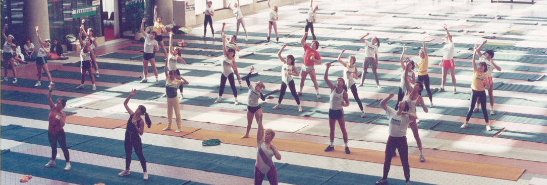 Melbourne fashion aerobics class