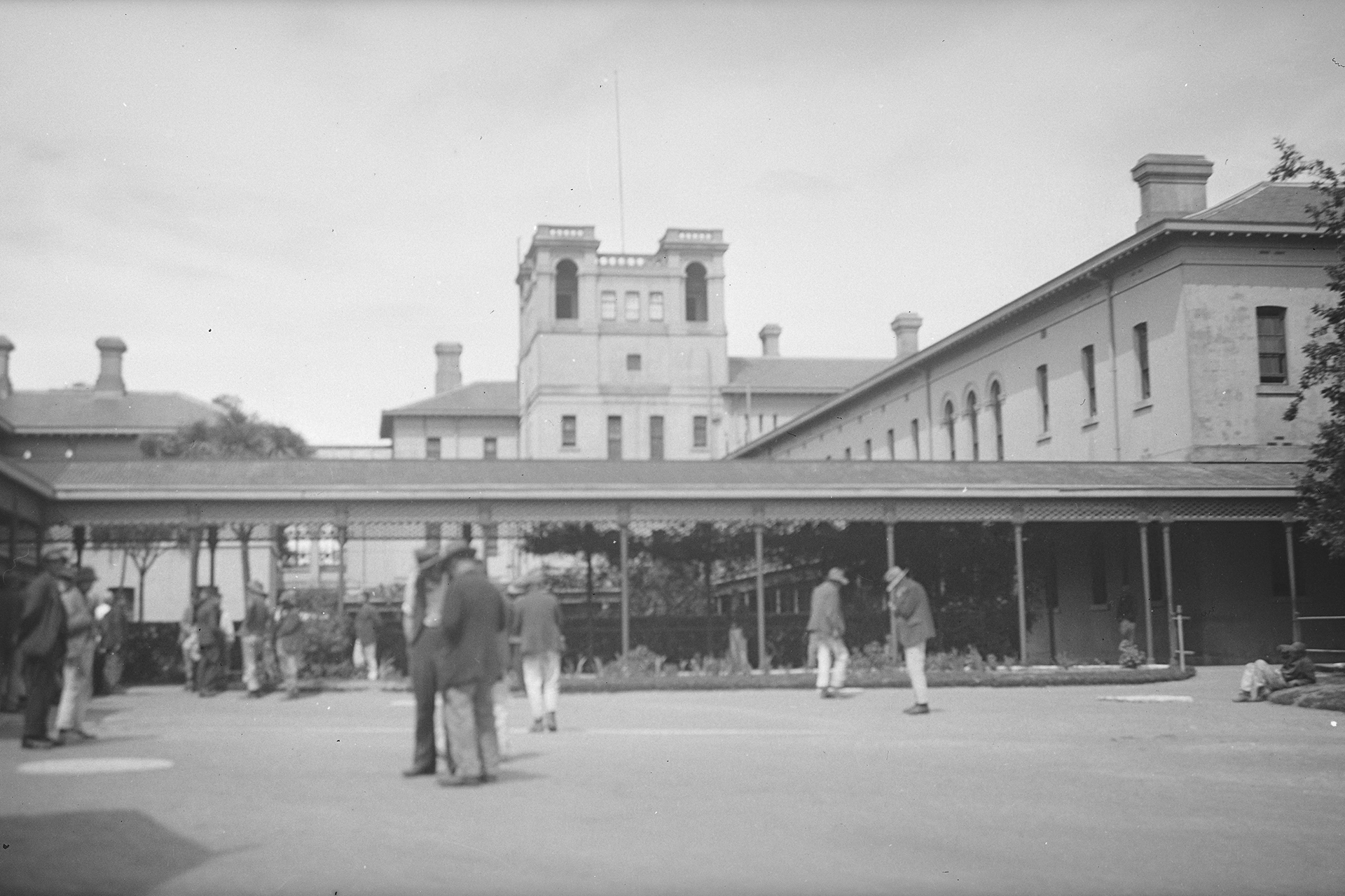 the courtyard at ararat asylum