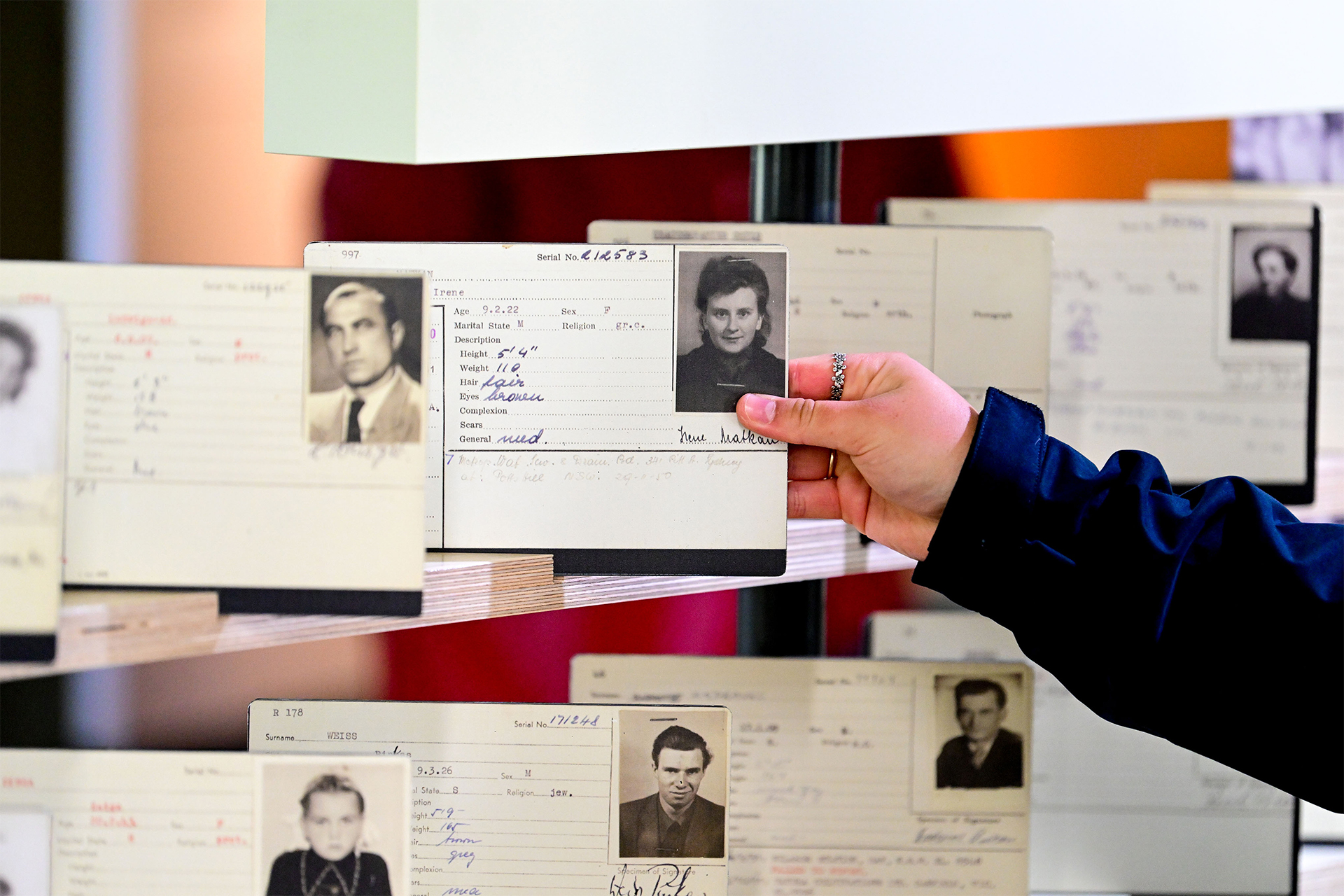 a card display at Bonegilla