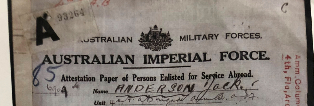 National Archives Australia Australian Imperial Force