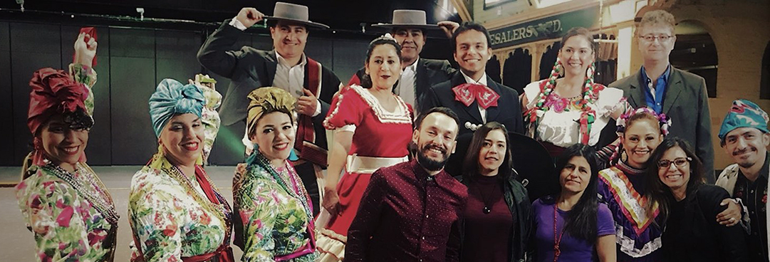 Behind the scenes of photoshoot with Sissy Reyes and Latin Stories Australia Group of people being photographed