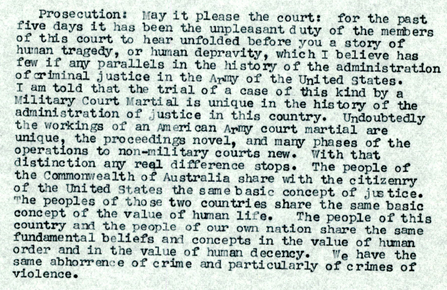 prosecutor talking about this being a unique court case