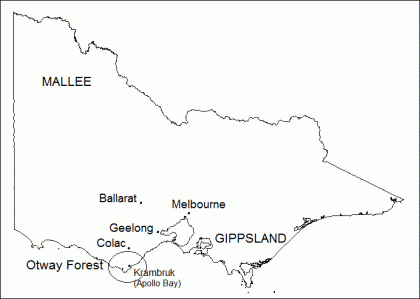 Location guide for the State of Victoria