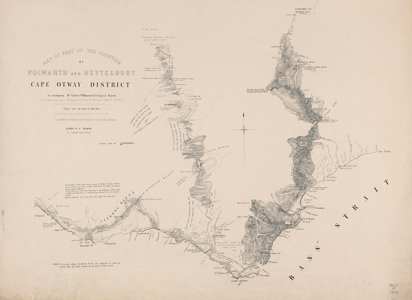 Cape Otway map