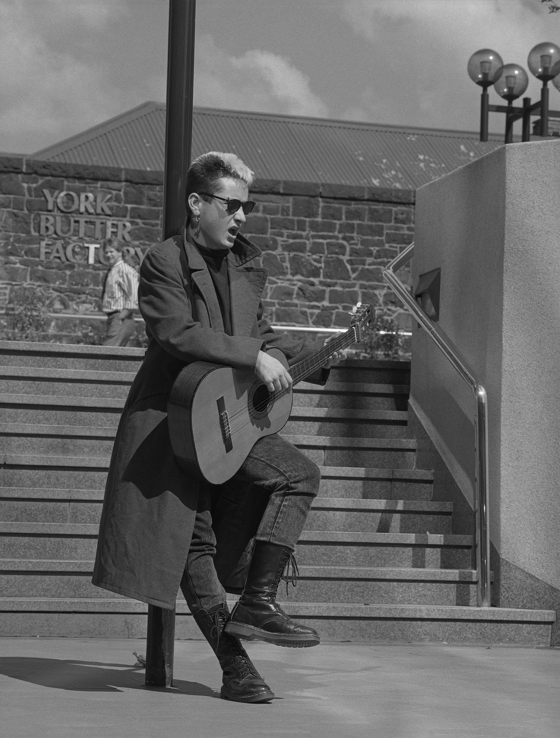 1980s students with mohawk