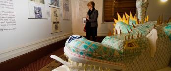 Photo of an exhibition at PROV