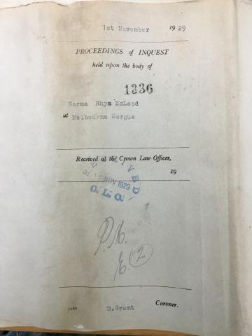 the front cover of the inquest