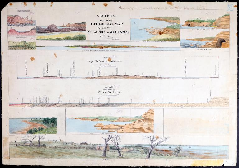 Sections to accompany geological map, Kilcunda to Woolamai