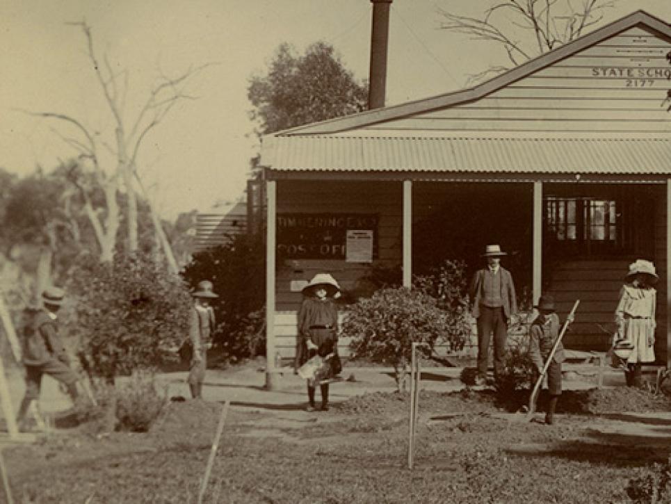 School garden, Timmering East State School No. 2177, VPRS 14562/P12, Unit 2