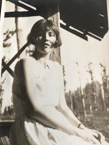 black and white photo of norma